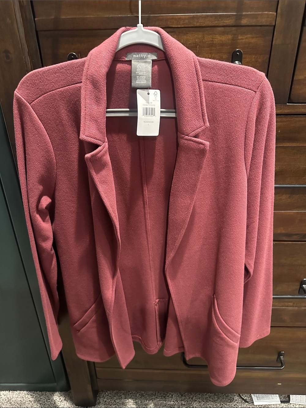 Matty M Women's Rose Blazer Jacket